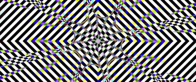 Neon Tunnel Diamond Vortex VJ Loop 60fps 2.39:1 Screensaver